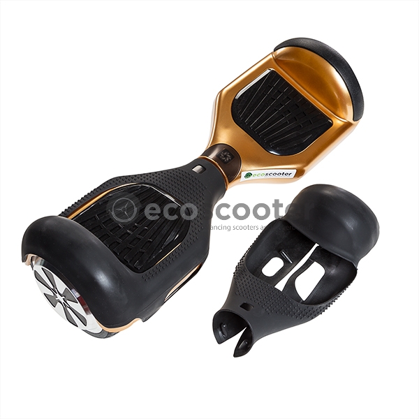 Silicone-cover-case-for-scooter-6.5`-Hoverboard-2-wheels-shell-black